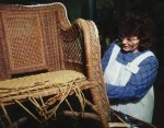 Antique Wicker Furniture Wicker Woman Cathryn Peters